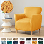 fauteuil moderne velours gris jaune beige turquois lavable salon chambre printemps été