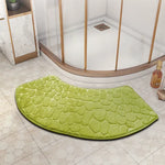 tapis bain moderne gris texture cailloux antidérapant salle bain 30cm 60cm 40cm 100cm