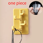 porte clés adhésifs modernes blanc jaune rose bleu vert minimalistes pièces organisateur mural écologique