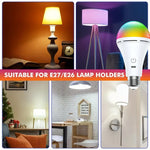 ampoule led rechargeable usb blanc touch control moderne e27 rgb minimaliste