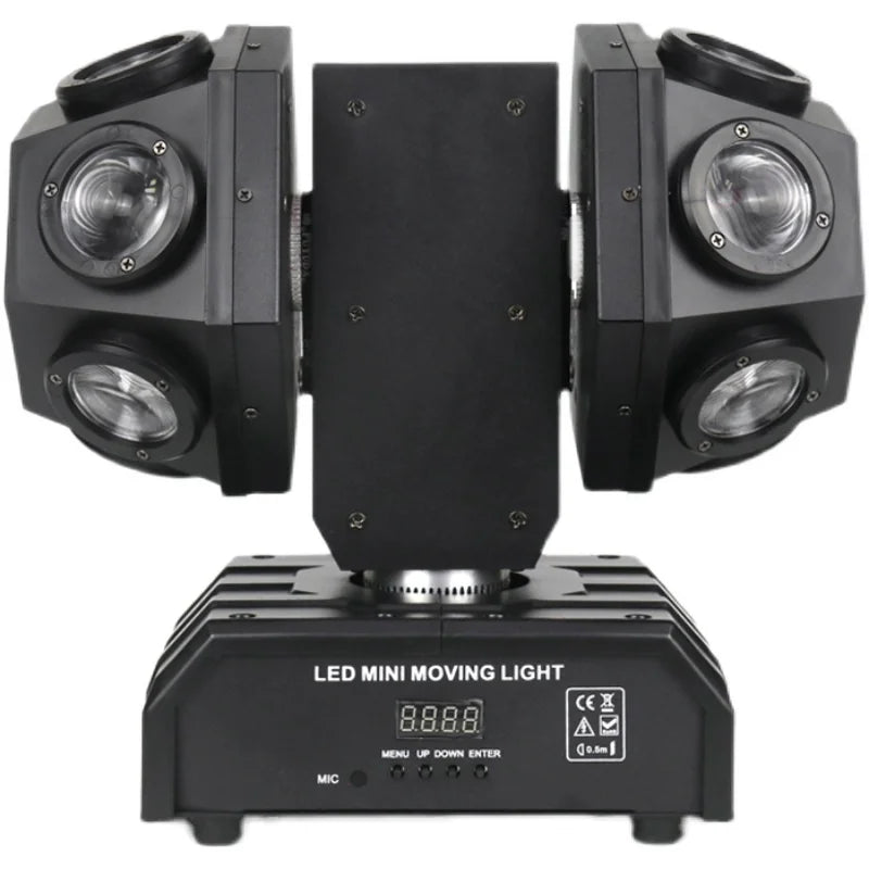 projecteur laser noir moderne effet lumière colorée scène dj autonome flux lumineux