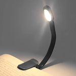 lampe lecture pliable led rechargeable usb clip noir rose bleu minimaliste