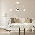 horloge murale luminose décollable chiffres brillants moderne minimalisteintérieur chambre salon