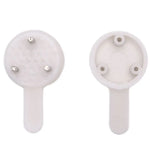 crochets muraux blancs clips fixation moderne cadres photos tableaux légers solides ronds