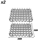 tapis anti chat noir maille fine adhésif anti escalade protection animaux moderne repousse chats