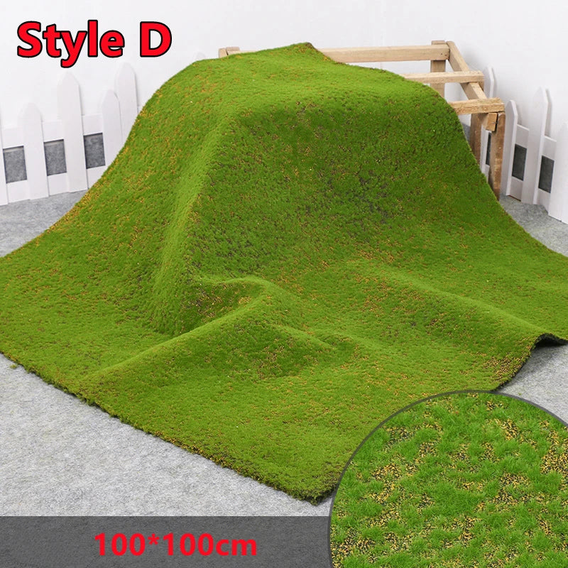 tapis artificiel fausse herbe mousse verte moderne décoration extérieure fête mariage prénuptiale adhésif naturel