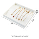 présentoir bijoux cuir classique or argent pierres précieuses clips rangement boîte plateau