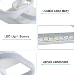 plafonniers led modernes blancs géométrique opaques murale éclairage quotidien cuisine chambre salon