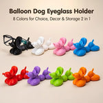 support lunettes forme chien gonflable noir blanc rose bleu rouge violet vert orange moderne