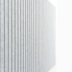 panneau rangement adhésif aimants cartes deco rayures verticales beige gris moderne
