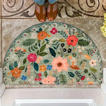tapis fleuré anti bactéries antidérapant résistant décoloration 40x60cm 50x80cm 60x90cm vintage moderne