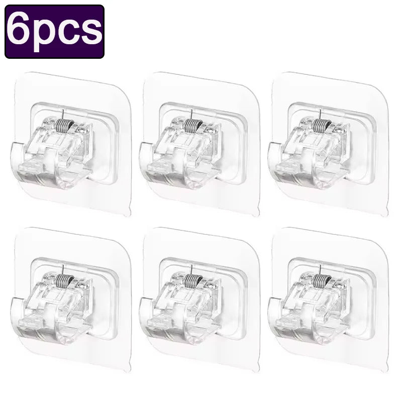 supports muraux adhésifs blancs modernes cintres serviettes pots plastique móc