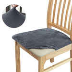 coussin chaise velours moderne beige gris élégants protection salon cuisine