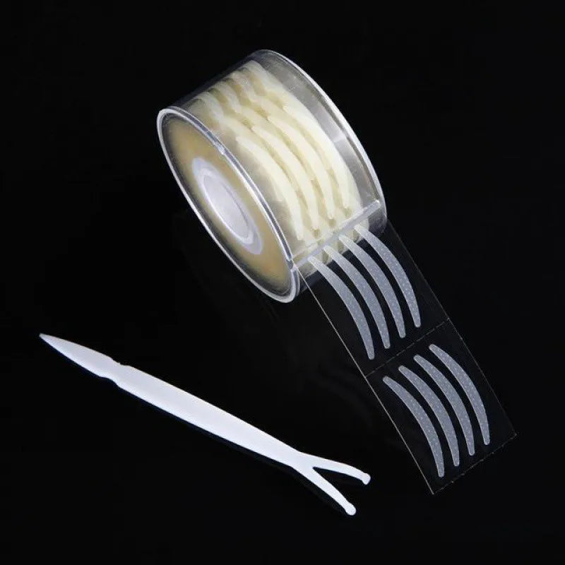 patchs adhésifs double paupières transparents rayures fines modernes kit pince ongles INCLUDED