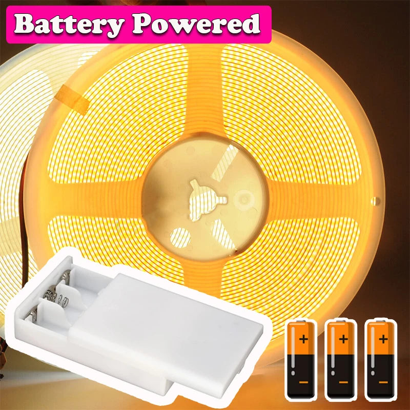 ruban led blanc chaud adhésif moderne 5v batterie aa 60 flux lumineux 3000 heures