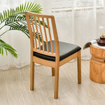 coussin chaise noir élasthanne polyester moderne élastique unie salle manger mariage banquette