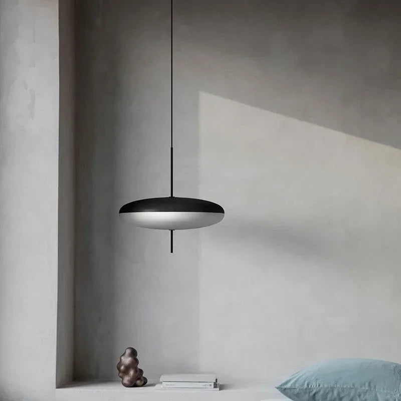suspension led moderne acrylique blanc pendentif opaque chambre salon e27 90 260v