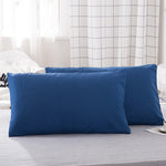protège oreiller gris uni moderne qualité polyester lit maison simple 20x30inch