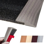 joint transition auto adhésif beige noir gris brun clair aspect bois moderne epaisseur 3cm