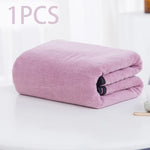 serviettes bain microfibre gris rose absorbantes rapide lavables moderne
