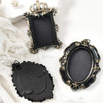 cadres photo noir doré ornements baroques clips magnétiques adhésif classique baroque suspension mur photos