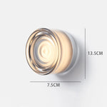 lampe murale moderne blanc orange gris éclairage quotidien led verre fixée mur