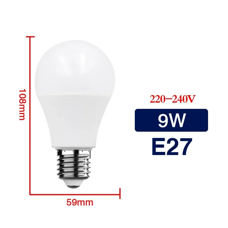 ampoule led blanche mate moderne base e27 e14 éclairage intérieur salon haute économie