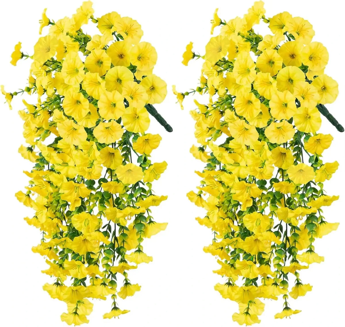 décoration intérieure moderne bouquet suspendu fleurs artificielles rose violet vert feuilles
