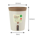 pots plante auto arrosable plastique blanc bleu orange moderne minimaliste 25l 15l