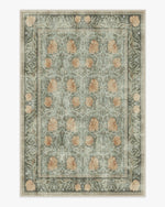 tapis floral classique vert clair tapisserie polyester 80x120 120x160 40x60