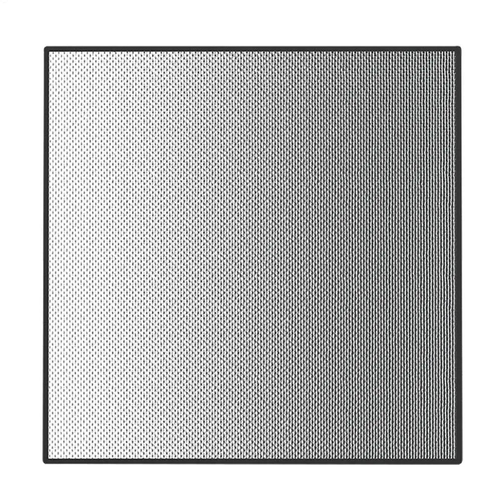 tapis ignifuge gris moderne 40x40 pouces antidérapant réutilisable résistant chaleur