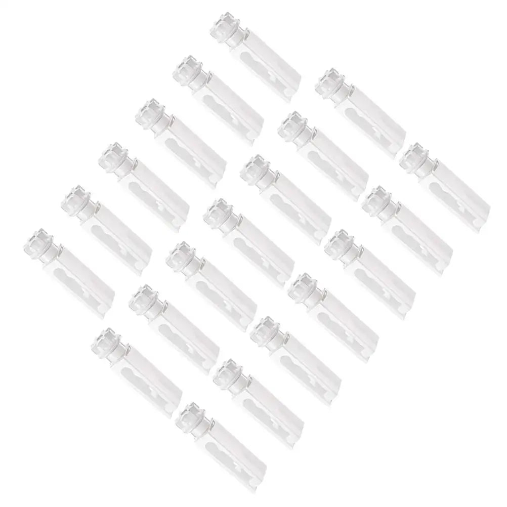 clips fixation transparents stores verticaux moderne accessoires réparation plastique clips remplacement parties réparation stores