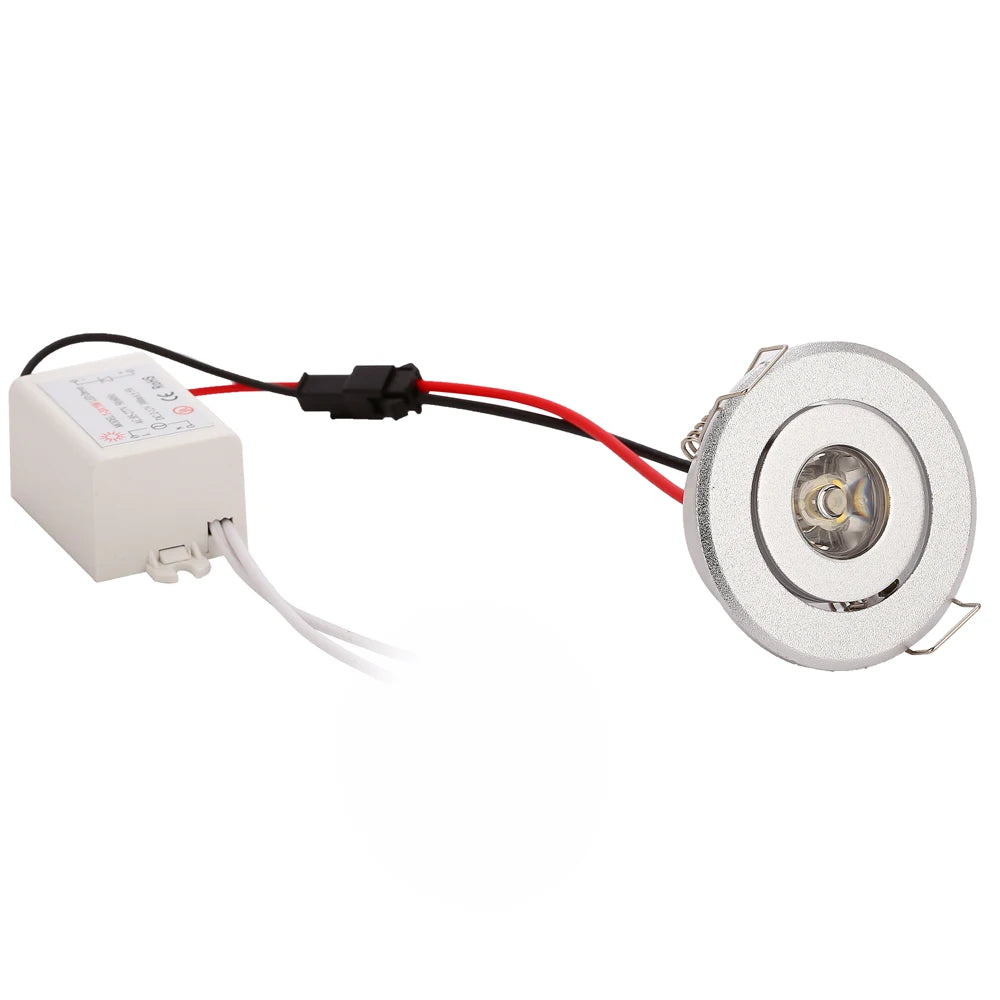 spots led argentés modernes 3w 4000k 6000k 3000k 90260v clips transformateur câbles