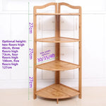 étagère d'angle moderne étagères murales sans perçage bois clair naturel étages rangement cuisine chambre