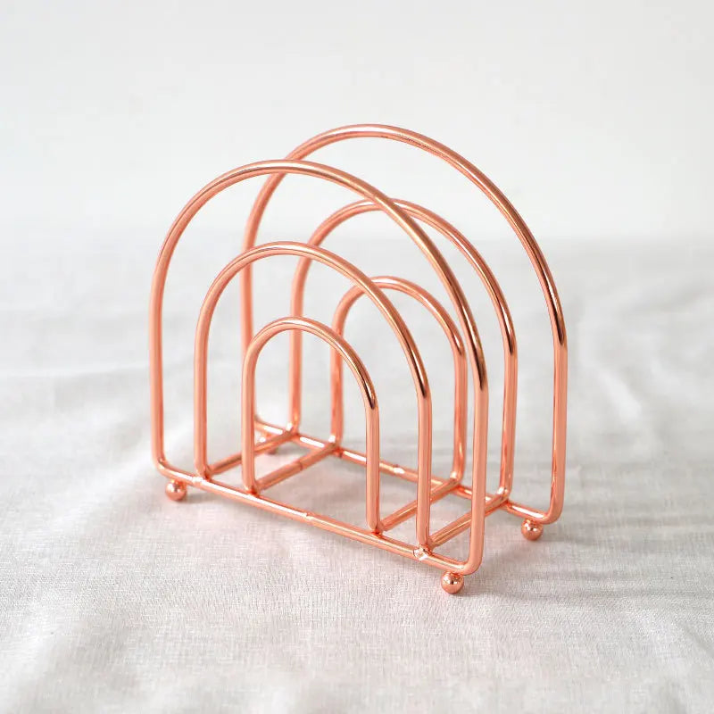 porte serviettes moderne or noir géométrique contemporain minimaliste métal serviettes