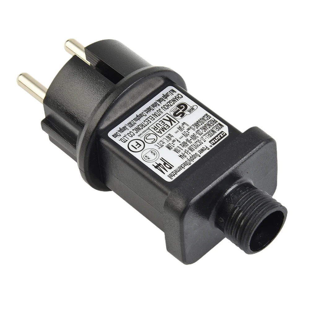 prise electrique moderne noire 31v ip44 etanche basse tension string lighting 36w adaptateur alimentation