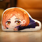 coussins anime personnages gojo itadori fushigoro kawaii blanc rouge noir voyage lit
