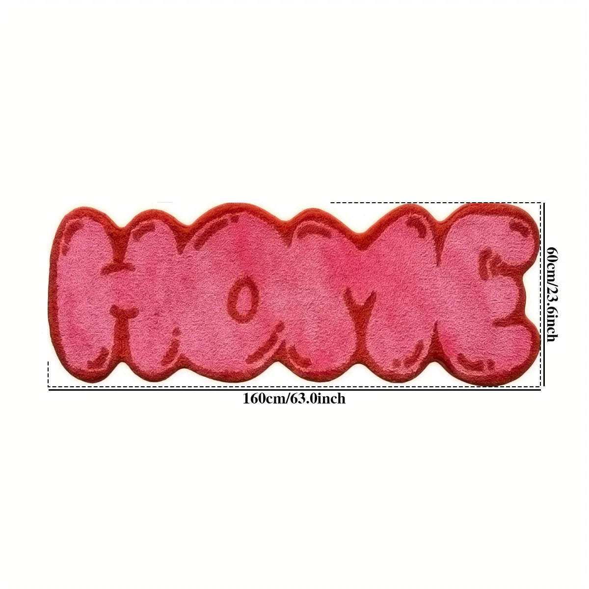 tapis rose lettre moderne polyester persan résistant décoration salon chambre imperméable