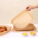 assiettes papier kraft plissées modernes usage unique respectueuses environnement opaques 26cm 17.5cm