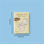 couvre siege toilette jetable blanc hygienique portable respectueux environnement pack 100 pieces