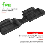 tapis sol voiture noir rayures horizontales moderne caoutchouc protection toutes saisons impermeable
