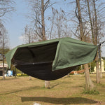 hamac extérieur camo vert olive noir résistant oxford moderne sac rangement adultes camping