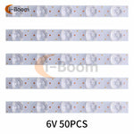 LED blanc ronde lisse moderne rétroéclairage TV 3V 6V 100pcs