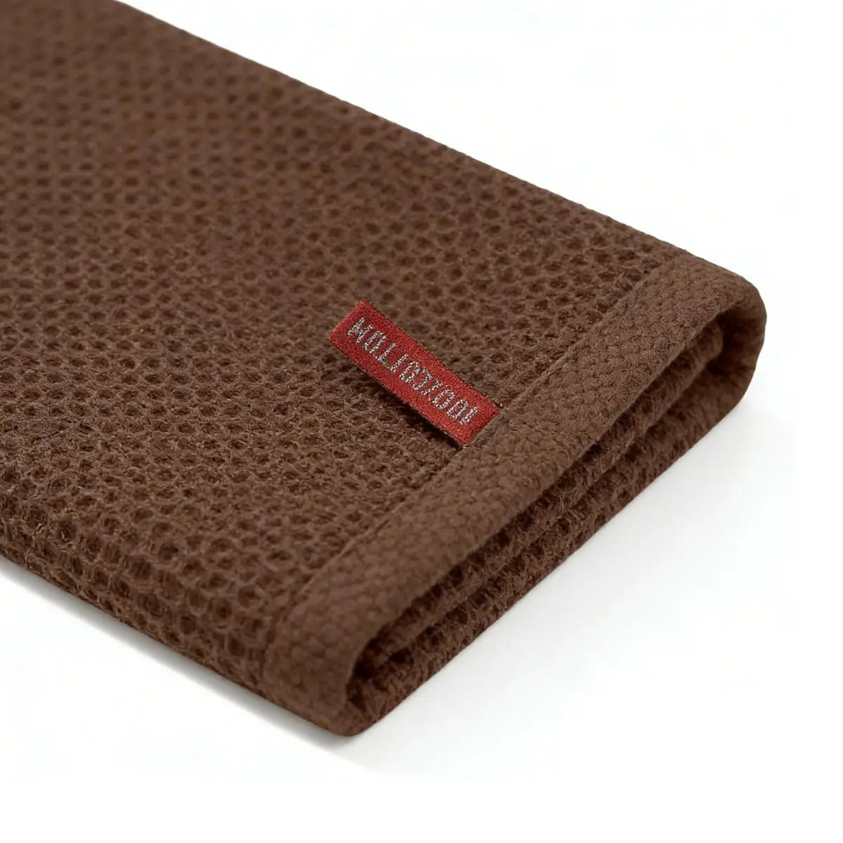 serviettes cuisine coton beige gris rouge maille fine moderne