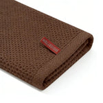 serviettes cuisine coton beige gris rouge maille fine moderne