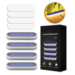 éclairage solaire escaliers terrasse 30 led blanc bleu ip68 adhésifextérieur moderne auto allumage 60249lm