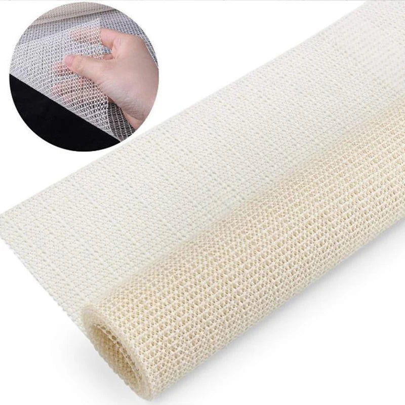 tapis antidérapant structure alvéolaire beige clair salle bain respectueux environnement