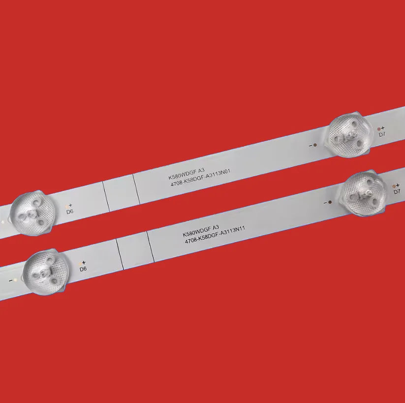 bande led rétro éclairage blanc 10 leds 1127 mm moderne 3v