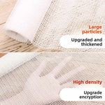 tapis anti dérapant pvc alvéolaire blanc crème utilitaire semi transparent meubles yoga 50cmx80cm