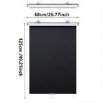 rideau solaire noir opacité moderne adhésif nano tissu protection intérieure 68x125cm